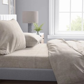 Σεντόνια Shadow 11 (Σετ 4τμχ) Beige DimCol Queen Size 240x270cm Βαμβάκι-Πολυέστερ