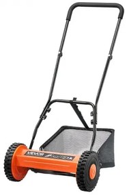 VEVOR 16" Push Reel Lawn Mower 5-Blade Adjustable Height Grass Catcher 2 Wheels