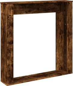 vidaXL Πλαίσιο Τζακιού Καπνιστή Δρυς 100x20x100 εκ. από Επεξ. Ξύλο