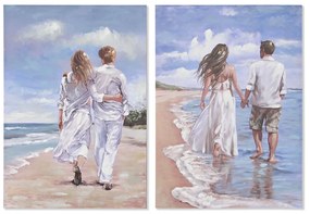 Καμβάς Home ESPRIT Καμβάς Ξύλο MDF 70 x 3 x 100 cm