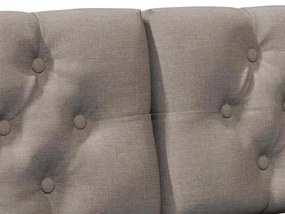 vidaXL Ταπετσαρισμένο κεφαλάρι Taupe 120 cm Στερεά ξυλεία πεύκου