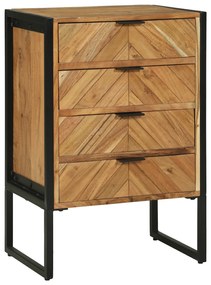 vidaXL Highboard 50x35x75 εκ Μασίφ Ξύλο Ακακίας