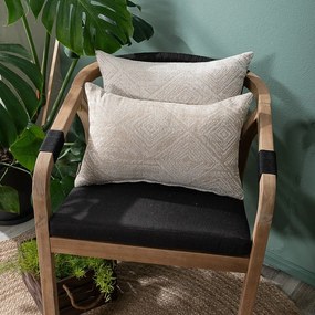 Μαξιλαροθήκη Διακοσμητική Izola 02 Beige Teoran 30X50 Cotton-Polyester
