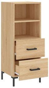 vidaXL Ντουλάπι Sonoma Δρυς 34,5x34x90 εκ. από Επεξεργασμένο Ξύλο