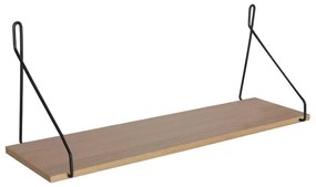 Wall shelf Tars sonoma-black 72x20x27cm 72x20x27 εκ.