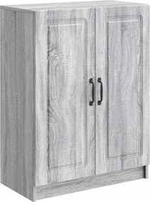 vidaXL Πλαϊνό γραφείο Γκρι Sonoma 66 x 34,5 x 87 εκ.