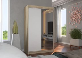 Ντουλάπα Catania 120 συρόμενη-Drus-Leuko