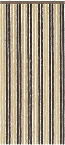 vidaXL Κουρτίνα εντόμων Chenille Σκούρο καφέ και μπεζ 100 x 220 cm