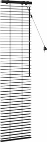 vidaXL Βενετσιάνικη Σκίαση Μαύρο 40 x 160 cm 35 mm