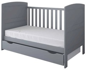 Βρεφικό προεφηβικό Κρεβάτι  Bubba με Συρτάρι Grey  70x140cm  BC10070A BabyCute