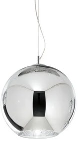 Κρεμαστό Φωτιστικό Οροφής 1xE27 Χρώμιο Φ20cm Nemo 250304 Ideal Lux 250304