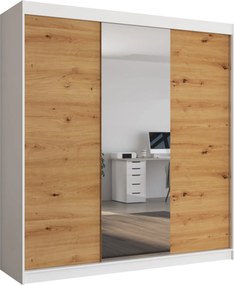 Ντουλάπα Vithente 200 συρόμενη-Leuko-Artisan