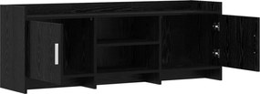 vidaXL Ντουλάπι TV 130 x 33 x 47 εκ Μαύρη Δρυς Επεξεργασμένο Ξύλο