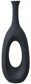Βάζο 06-00-23622 27x20x76cm Black Marhome Fiberglass