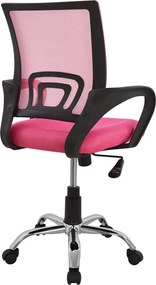 Καρέκλα Γραφείου ΑΛΚΥΟΝΗ Ροζ 57x57x86-96cm