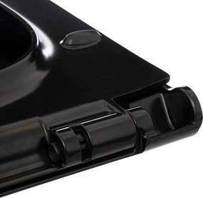 Καπάκι Λεκάνης Soft Close (45x36.5) F-V Thin Black 174912B