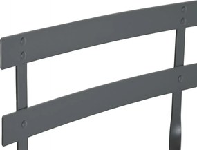 Σετ Τραπέζι με 2 Καρέκλες Home ESPRIT Γκρι 60 x 60 x 71 cm