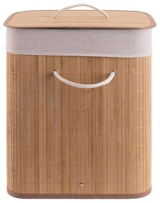 Καλάθι Απλύτων Essentials Πτυσσόμενο Ορθογώνιο 60lt Bamboo Estia 02-12816