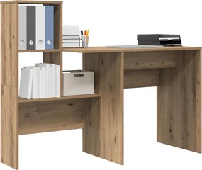 vidaXL Γραφείο Artisan Oak 131,5 x 50 x 106,5 cm Επεξεργασμένο Ξύλο