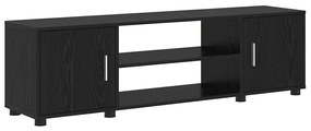 vidaXL Σετ 4 τεμαχίων για ντουλάπα τηλεόρασης 4 pcs Μαύρη δρυς