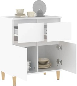 vidaXL Συρταριέρα Λευκή 60 x 35 x 70 εκ. από Επεξεργασμένο Ξύλο