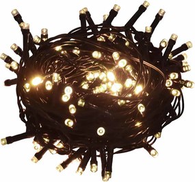 vidaXL Φωτάκια με 300 LED Θερμό Λευκό 30 μ. από PVC