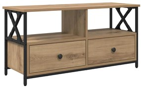 vidaXL Ντουλάπι TV με συρτάρι Artisan Oak 90 x 33 x 45 εκ
