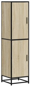 vidaXL Highboard Sonoma Oak Κατασκευασμένο ξύλο και μέταλλο