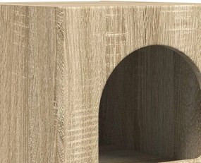 vidaXL Κομοδίνο ELST Δρύς Sonoma 29,5 x 33,5 x 50 εκ