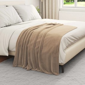 vidaXL Κουβέρτα Καμηλοπάρδαλη 130 x 150 cm Μαλλί