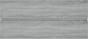 vidaXL Ντουλάπι Νιπτήρα Γκρι Sonoma 100x38,5x45 εκ. Επεξεργασμένο Ξύλο