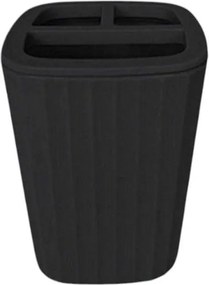 Θήκες οδοντόβουρτσας πλαστικές σε σετ 5Χ - Black - 21782