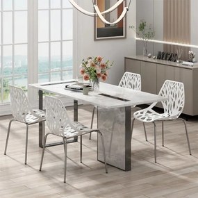 Καρέκλα Plexy-Leuko (6) τεμάχια