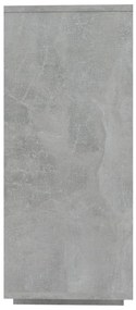 Μπουφές Γκρι Σκυροδέματος 120 x 30 x 75 εκ. από Μοριοσανίδα - Γκρι
