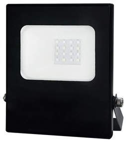 BLACK LED SMD FLOOD LUMINAIRE IP66 10W RGBW 230V - Q10RGBW - Q10RGBW