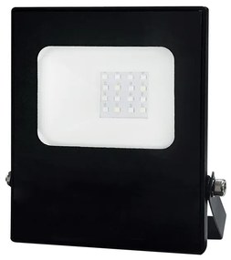 BLACK LED SMD FLOOD LUMINAIRE IP66 10W RGBW 230V - Q10RGBW