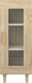 vidaXL Ντουλάπι Sonoma Δρυς 34,5x34x90 εκ. από Επεξεργασμένο Ξύλο