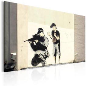 Πίνακας - Sniper and Child by Banksy 60x40