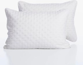Ζεύγος Μαξιλαροθήκες Καπιτονέ (52x72) Nef-Nef Homeware Adelle Ecru
