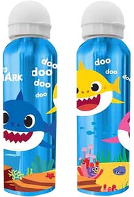 ΠΑΓΟΥΡΙ ΜΕΤΑΛΛΙΚΟ BABY SHARK 21x6,5cm   500ml BABY SHARK 020-9697 50-2847