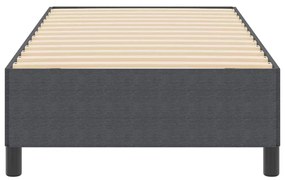 vidaXL Σκελετός Κρεβατιού Σκούρο γκρι 90 x 190 cm Βελούδο