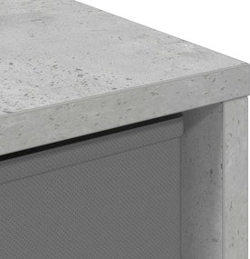 vidaXL Πλαϊνό γραφείο Σκυρόδεμα Γκρι 25,5 x 22 x 69,5 εκ