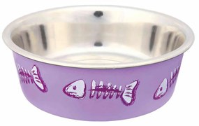 Τροφοδότης γατών Trixie Ανοξείδωτο ατσάλι Ø 12 cm