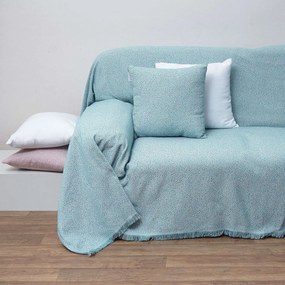 Ριχτάρι Ζακάρ Des. 1554 Petrol Anna Riska Four-Seater 180x320cm 100% Cotton