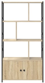 vidaXL Ράφι Βιβλίων Sonoma Δρυς 80 x 30 x 155.5 εκ Επεξεργασμένο ξύλο