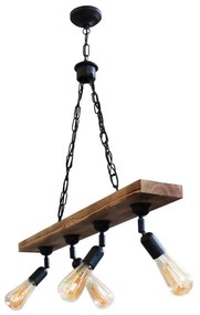 Φωτιστικό Οροφής R-07KEY 30-0030 Natural Metal,Wood