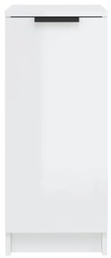 vidaXL Παπουτσοθήκη Γυαλιστερό Λευκό 30x35x70 εκ. Επεξεργασμένο Ξύλο