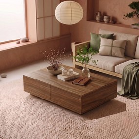 Τραπεζάκι Σαλονιού Καρυδί BOVES 90x60x28.6