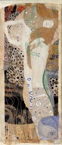Klimt, Gustav - Εκτύπωση έργου τέχνης Water Serpents I, (21.5 x 50 cm)