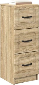 vidaXL Ντουλάπι με Συρτάρια Sonoma Δρυς 33 x 34,5 x 87 εκ.